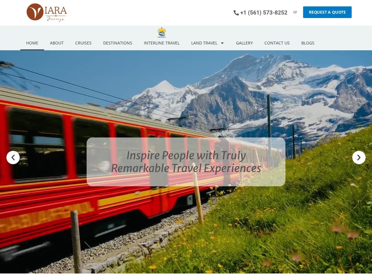 Viara Journeys - WordPress Travel Website