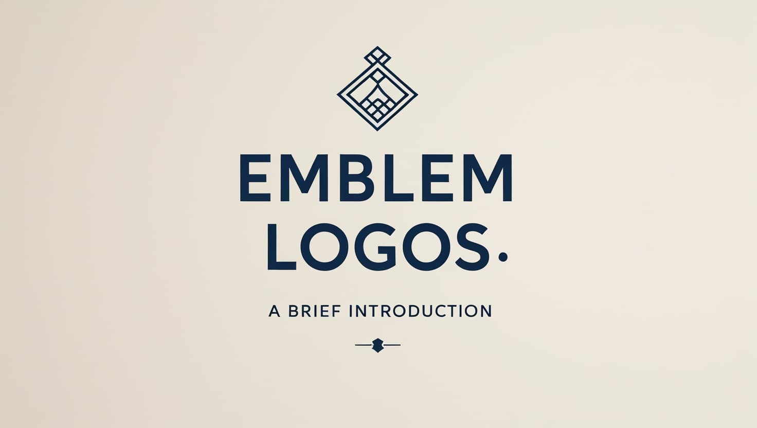 Emblem Logos: A Brief Introduction