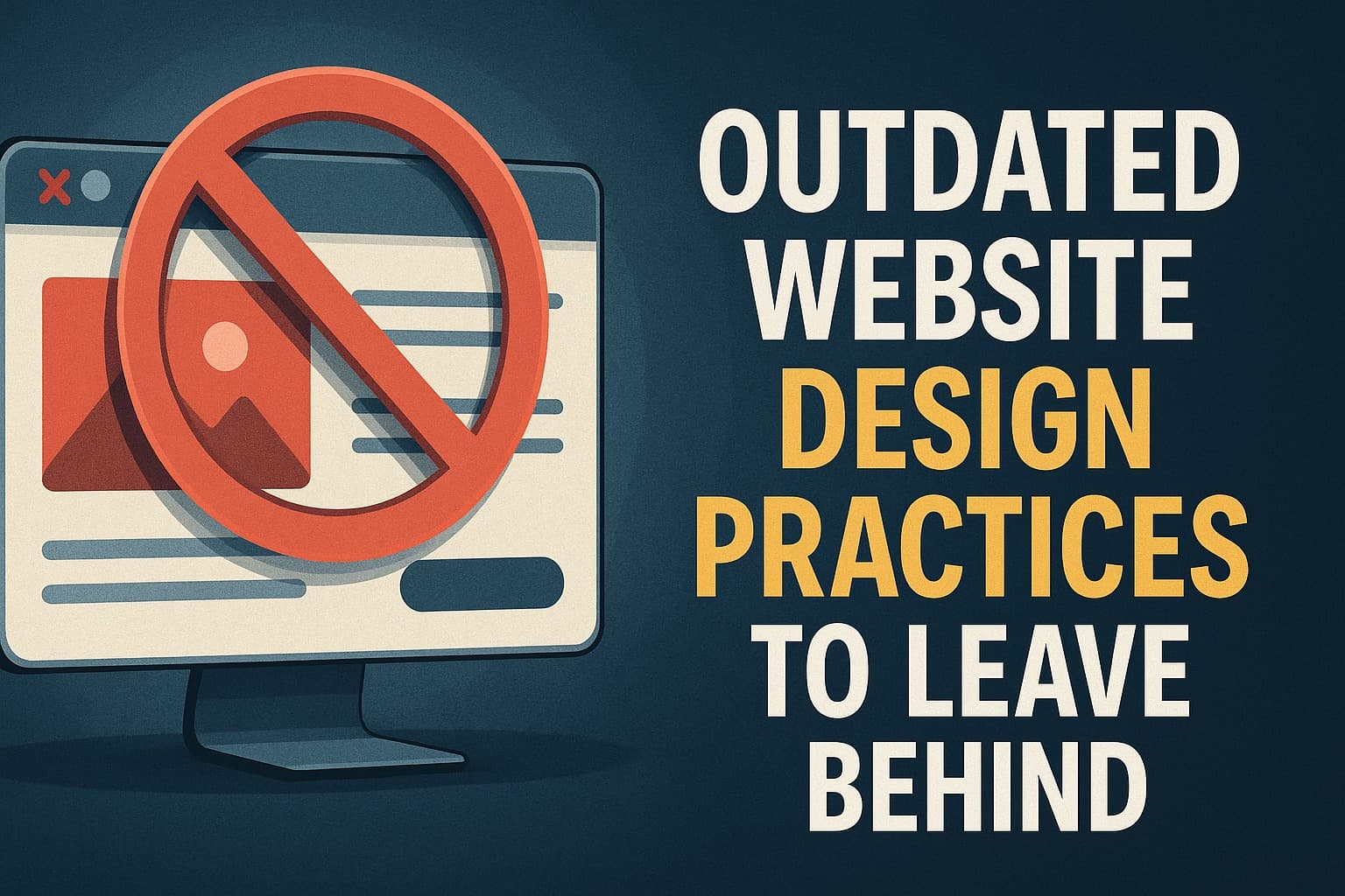 Outdated Website Design Practices to Leave Behind