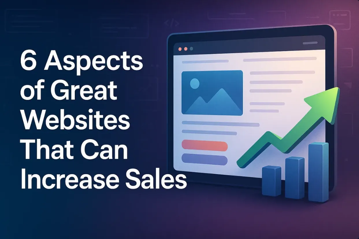 6 Aspects of Great Websites That Can Increase Sales