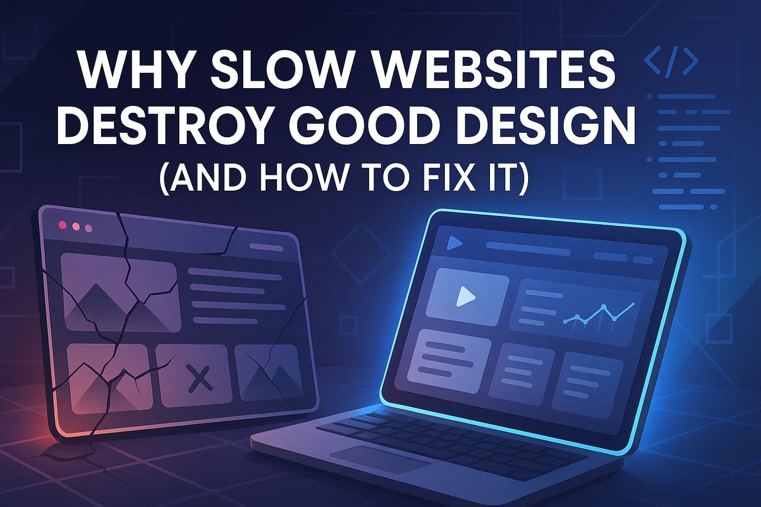Why Slow Websites Destroy Good Design (and How to Fix It)
