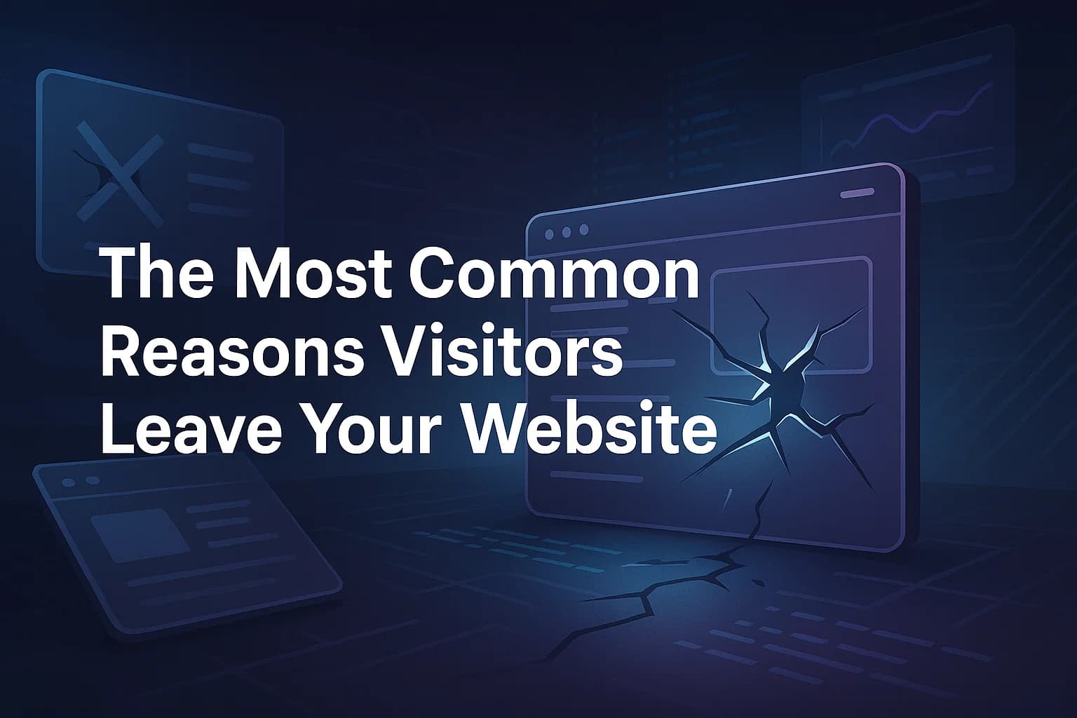 The Most Common Reasons Visitors Leave Your Website