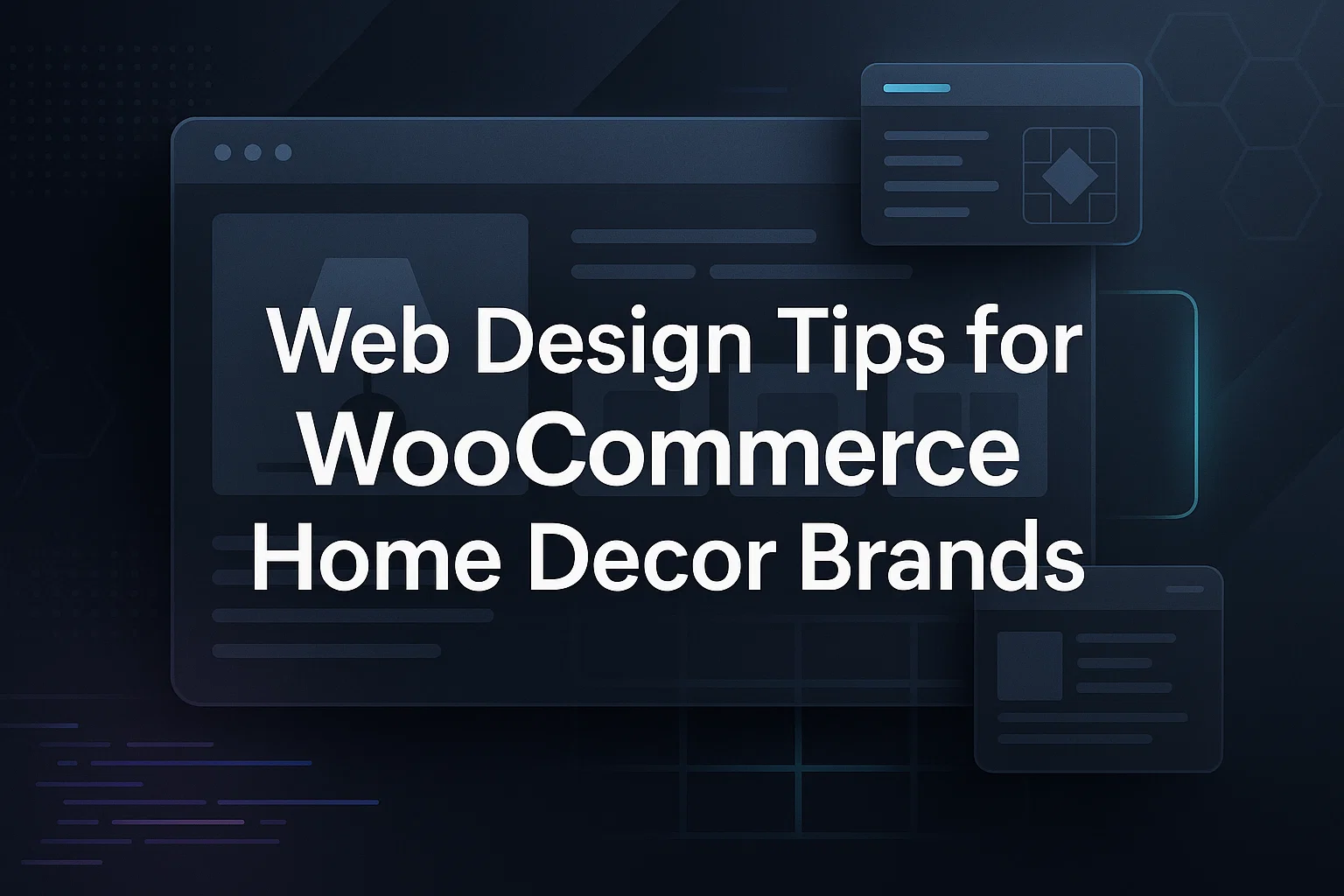 Web Design Tips for WooCommerce Home Decor Brands