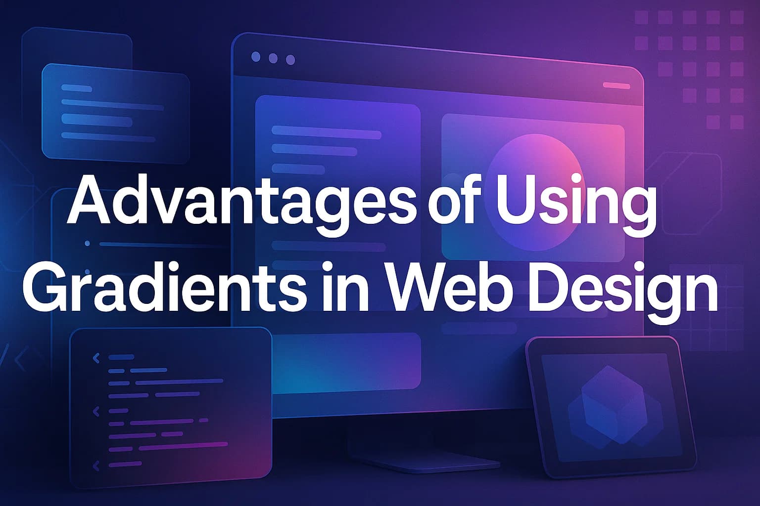 Advantages of Using Gradients in Web Design