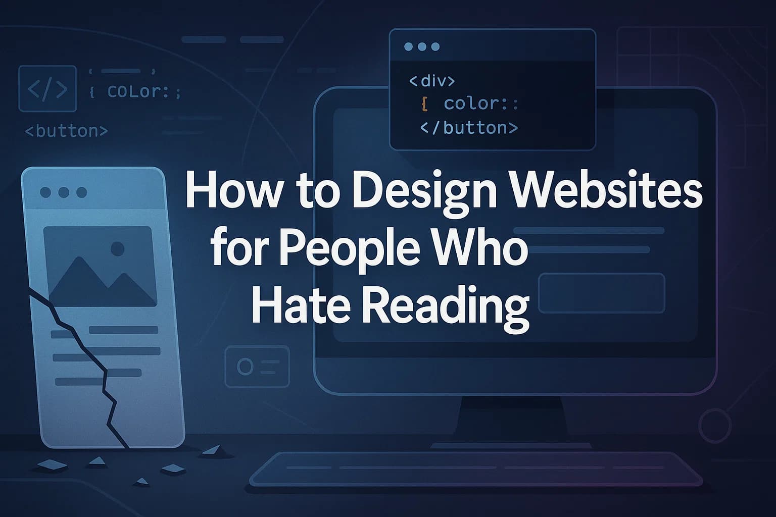 How to Design Websites for People Who Hate Reading