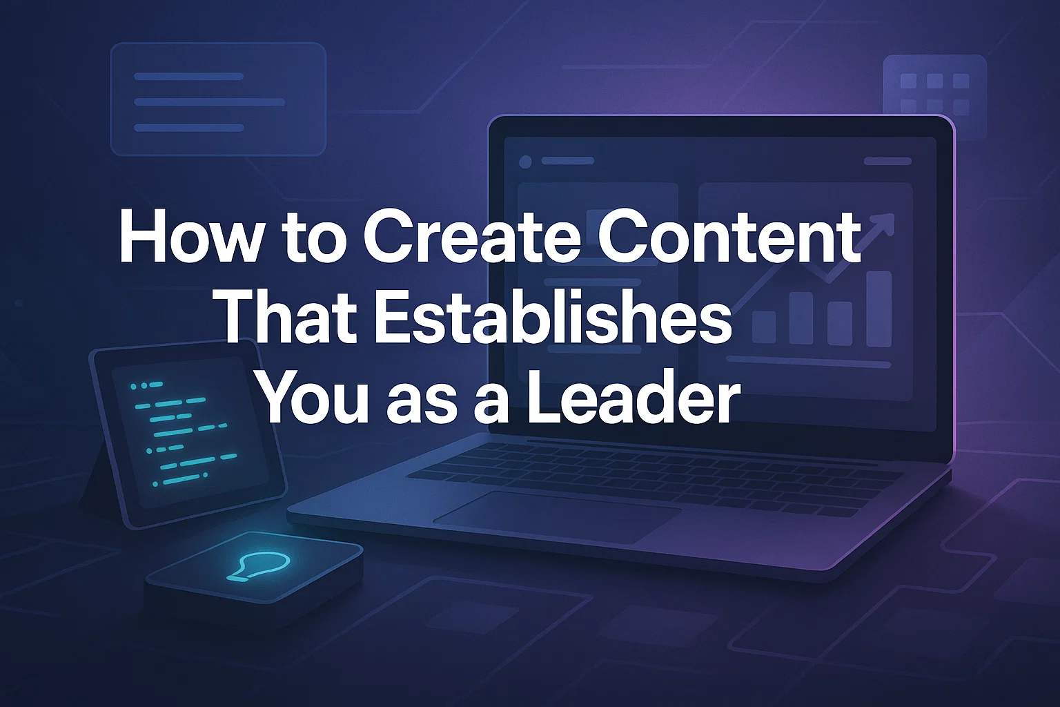 How to Create Content That Establishes You as a Leader