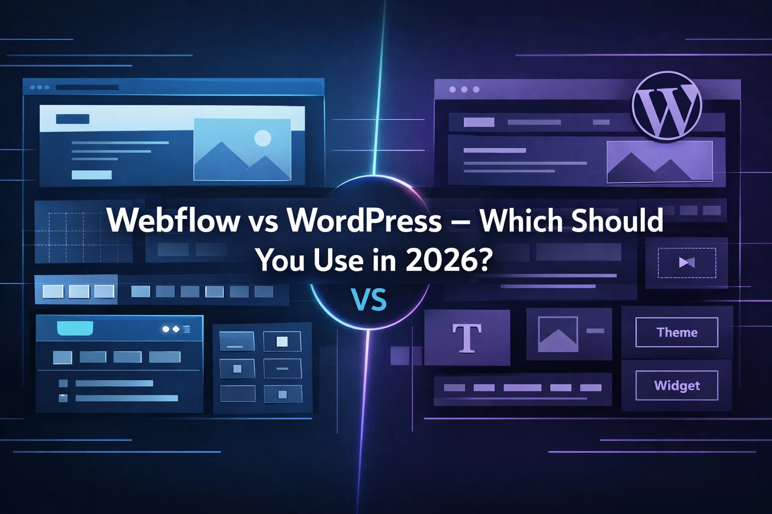 Webflow vs Wordpress - Which Should You Use in 2026?