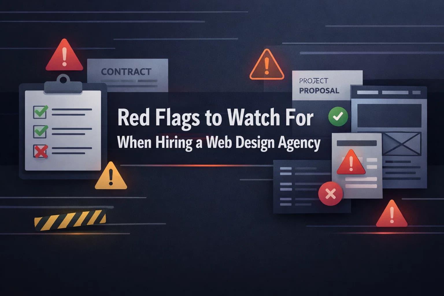 Red Flags to Watch For When Hiring a Web Design Agency