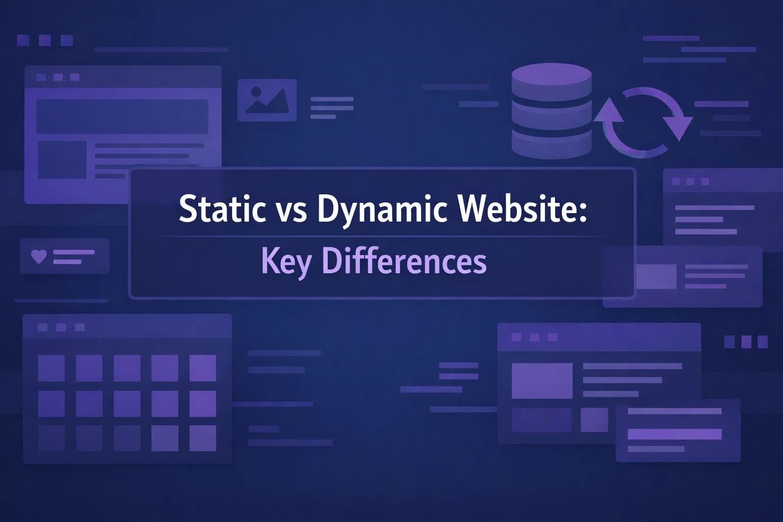 Static Vs Dynamic Website: Key Differences