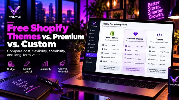 Free Shopify Themes vs. Premium vs. Custom: Which Is Right for You?
