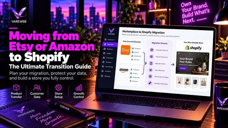Moving from Etsy or Amazon to Shopify: The Ultimate Transition Guide