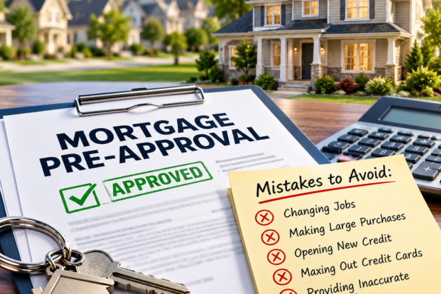 Josie Owusu Realty blog post on mortgage pre-approval mistakes to avoid