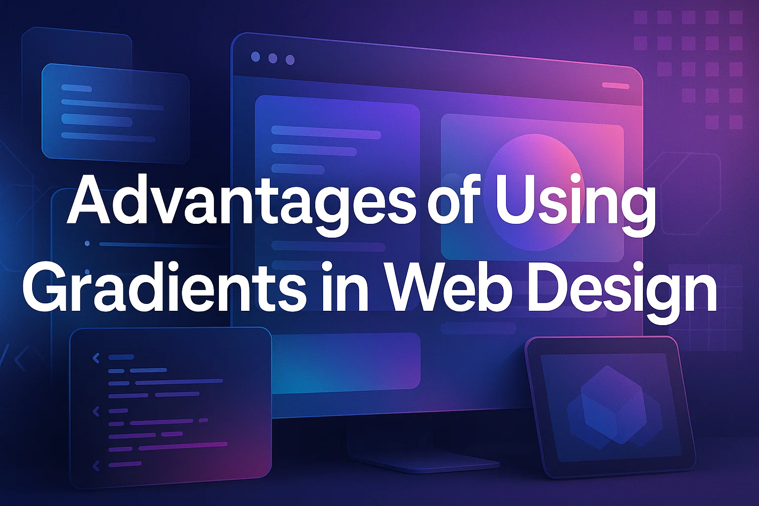 Advantages of Using Gradients in Web Design