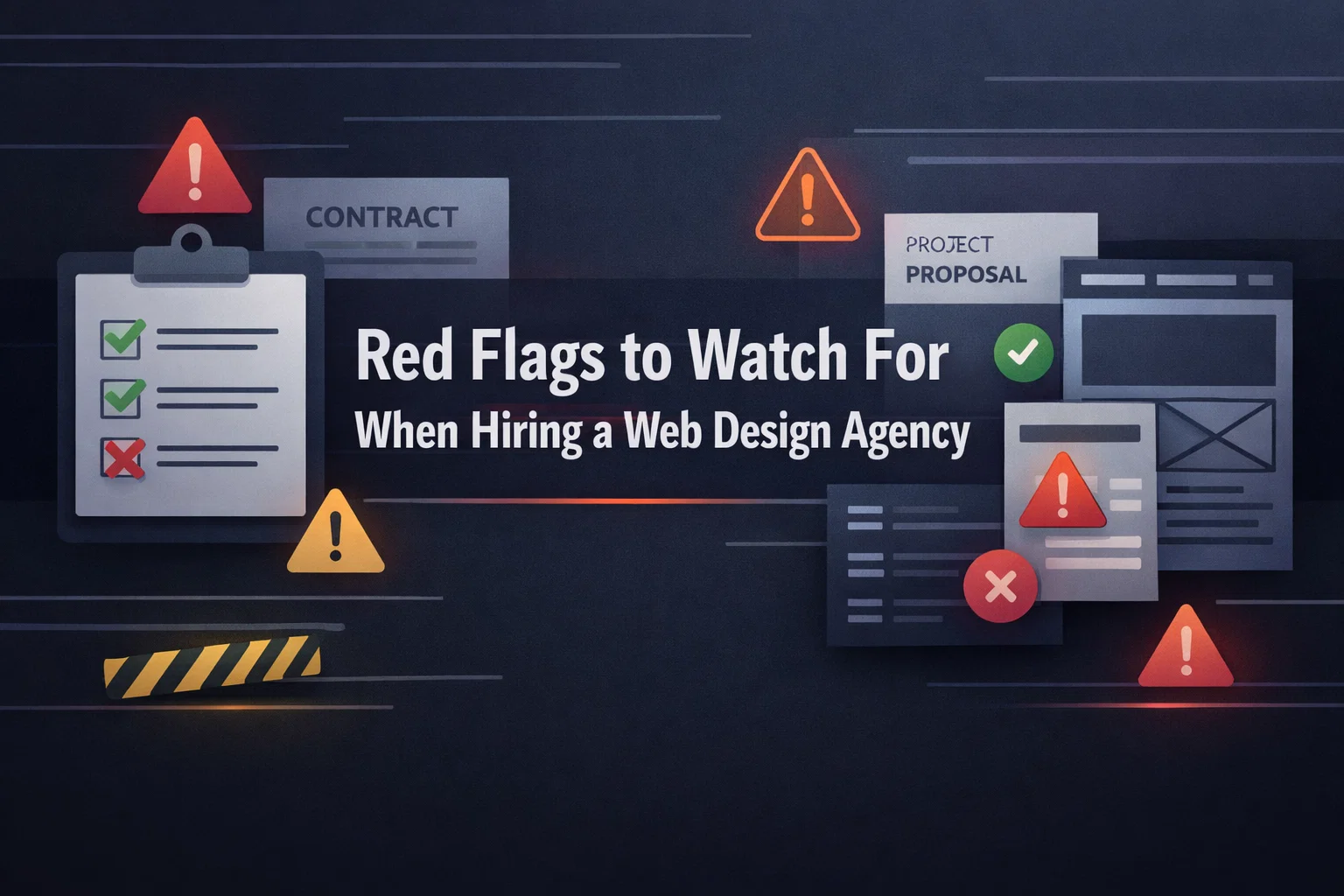 Red Flags to Watch For When Hiring a Web Design Agency