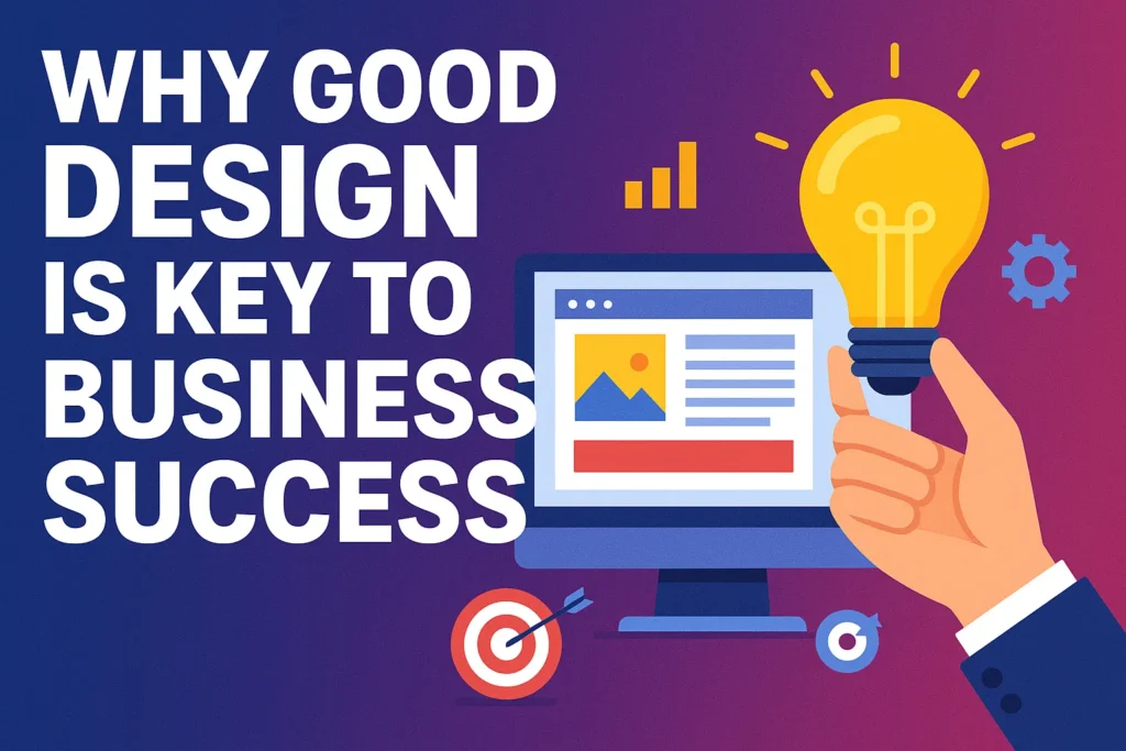 Good design drives trust, attention, loyalty, and business growth.