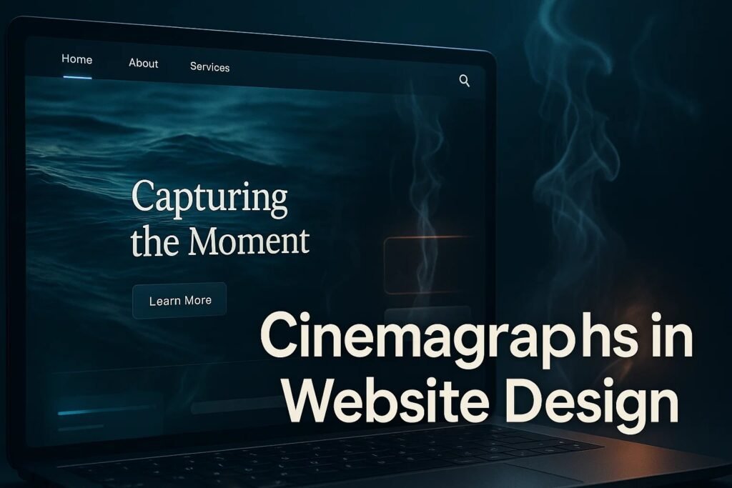 Cinemagraphs in website design boost engagement with subtle motion.