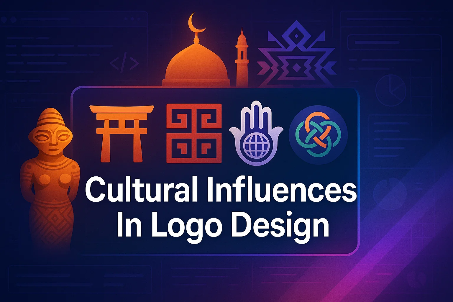 Cultural influences shape global logo design for market relevance.